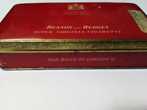 Vintage Benson and Hedges 50 Cigarettes Tin