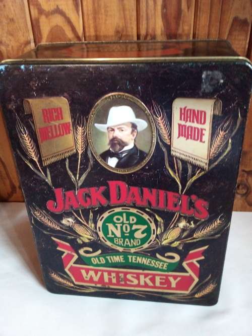 Jack Daniels Whiskey Tin. Made in USA