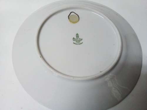 Vintage Bavaria Germany `Heidelberg` Black and White Plate
