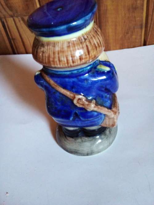 Vintage Solid Porcelain Character Salt Pot with Markings