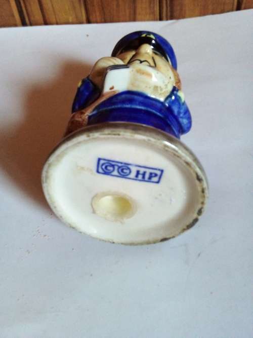 Vintage Solid Porcelain Character Salt Pot with Markings