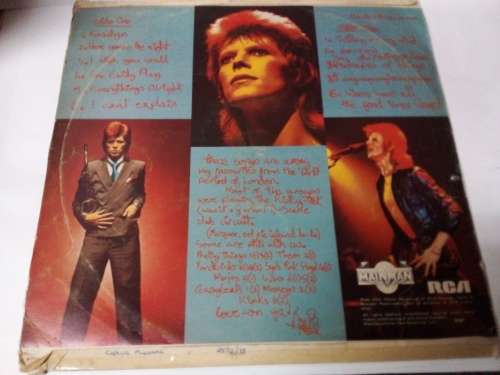 1973 Bowie Pin Ups Vinyl LP