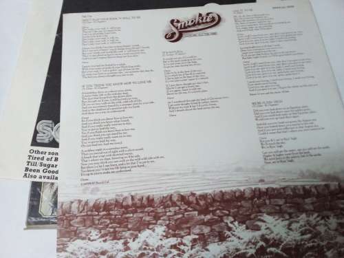 Smokie - Changing All The Time Vinyl LP 1975