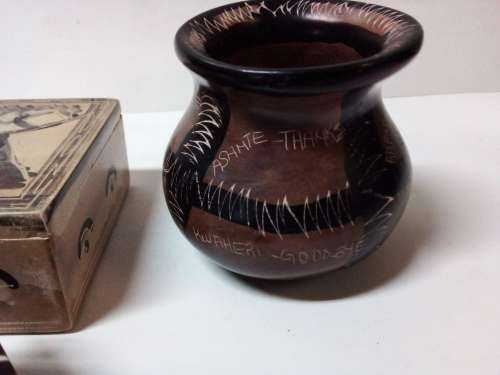Three African Style Containers