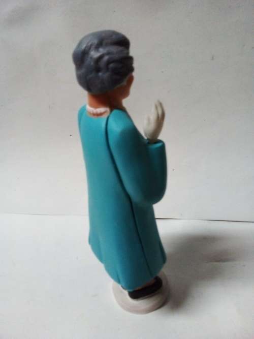 Queen of England Figurine with Waving Hand