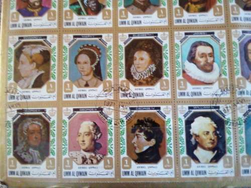 Postage Stamps - All the Kings and Queens of England