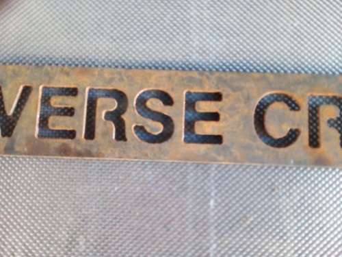 Old Solid Metal Logistics Sign