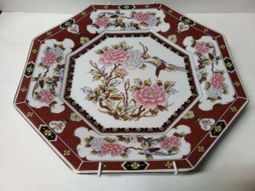 Solid Large Birds and Floral Wall Hanging Plate
