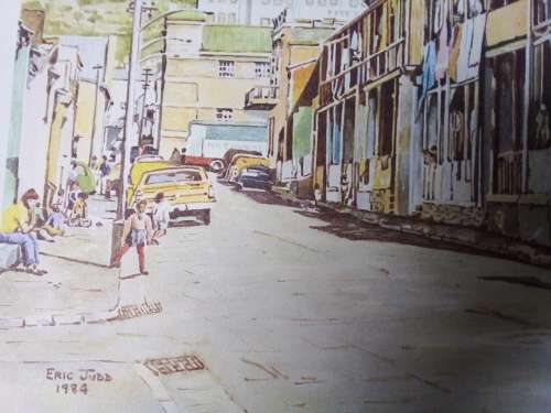Gympie Street Woodstock Watercolour Calendar Print