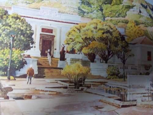 National Art Gallery Cape Town Watercolour Calendar Print
