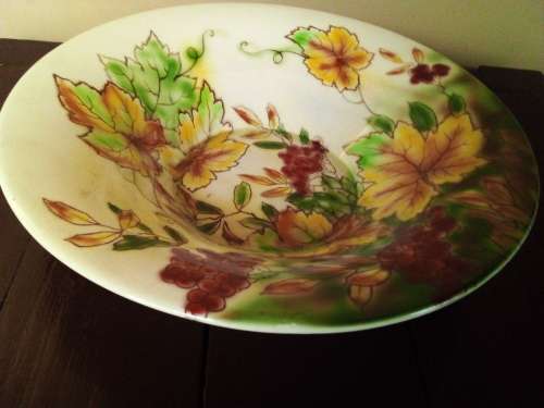Vintage Large and Deep Falcon Ware `Rosslyn` Fruit Bowl