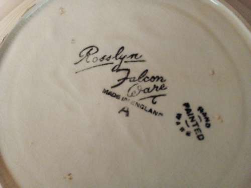 Vintage Large and Deep Falcon Ware `Rosslyn` Fruit Bowl