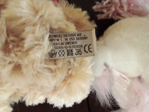 Small Bukowski Bear and Russ Unicorn Soft Toy
