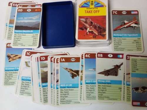 Vintage Davbar Supertrumps Take Off Card Pack