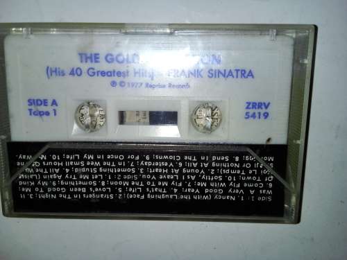 1977 Frank Sinatra The Gold Collection Cassette Tape