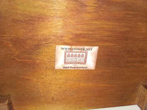 Stunning Handmade Wooden Savings Box from Poland