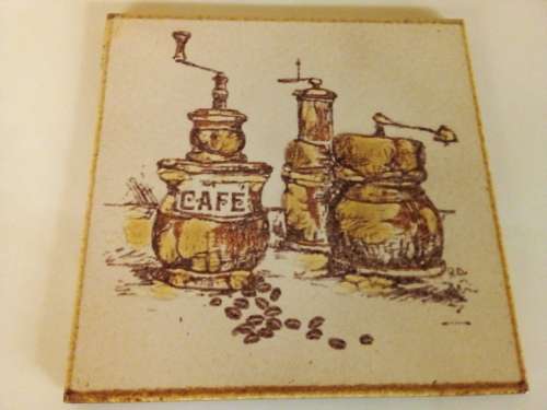 Vintage Large Solid Kitchen Tile - Made in Italy