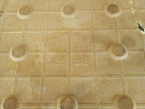 Vintage Large Solid Kitchen Tile - Made in Italy