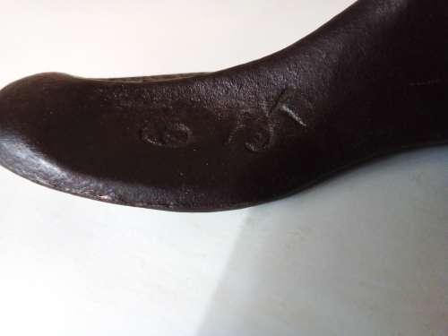 Antique Cobbler`s Size 7 Childs Cast Iron Shoe Form