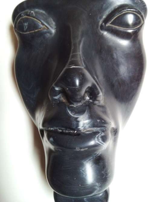 Egyptian Theme Carved Marble Wall Hanging