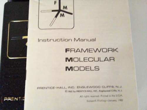 Vintage Framework Molecular Building Model Kit