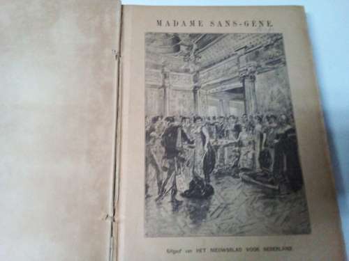 Old Dutch Book with Illustrations  - Madame Sans Gene