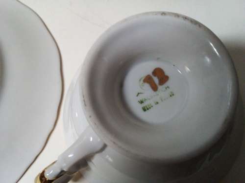 Vintage Teacup and Saucer from Poland