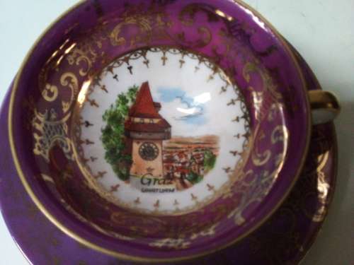 Vintage Cup and Saucer from Austria