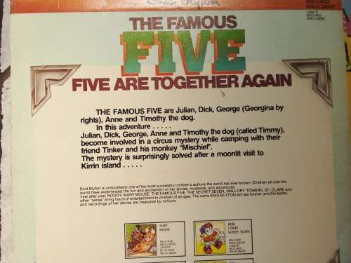 Two Enid Blyton Vinyl Records.