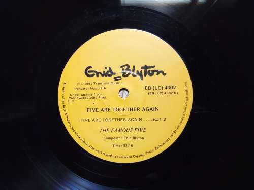 Two Enid Blyton Vinyl Records.