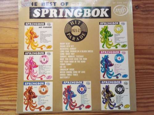 The Best of Springbok 1971-72 Vinyl LP