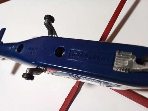 Old Majorette Die Cast Police Helicopter