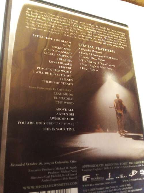 Michael Smith - Live in Concert Music DVD