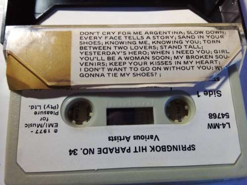 Springbok 34 Cassette Tape