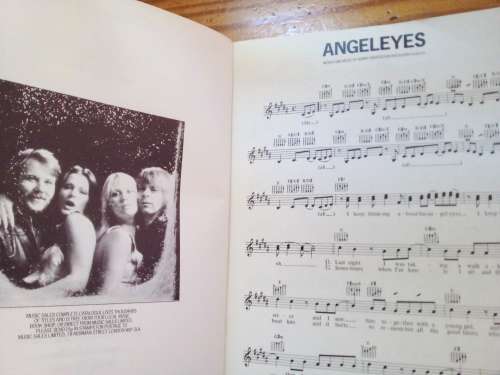 1978 ABBA Words & Music for Easy Guitar