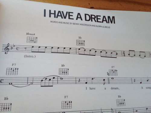 1978 ABBA Words & Music for Easy Guitar