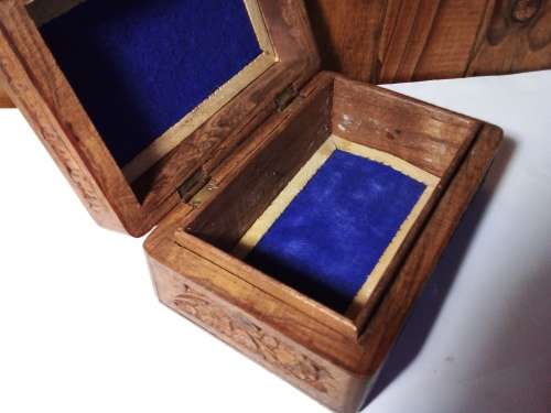 Decorative Carved Wooden Box