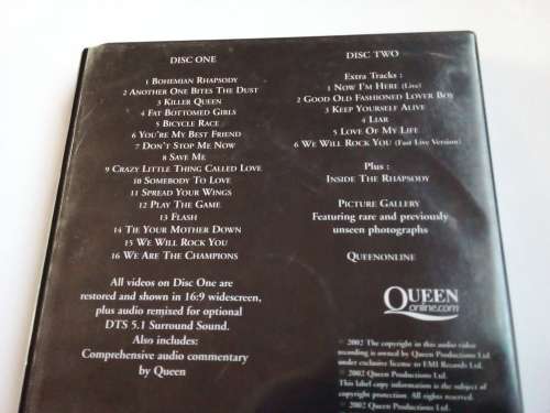 Queen Greatest Video Hits 1 Music DVD