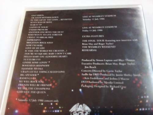 Queen - Live Wembley Stadium DVD Sealed
