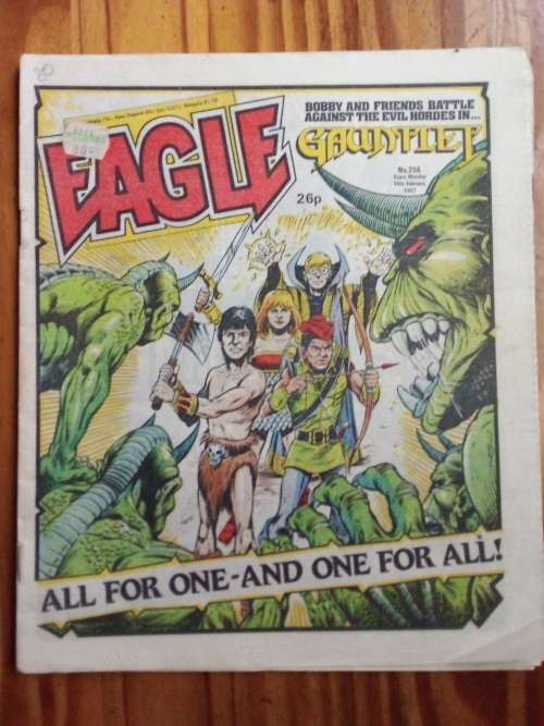 Eagle Comic Mag No 256 Feb 1987