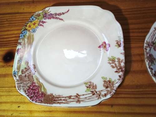Royal Standard `Sussex Downs` Saucer & Side Dish
