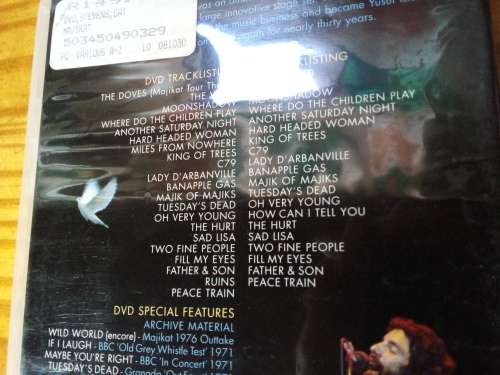 Cat Stevens Majikat Music DVD and CD