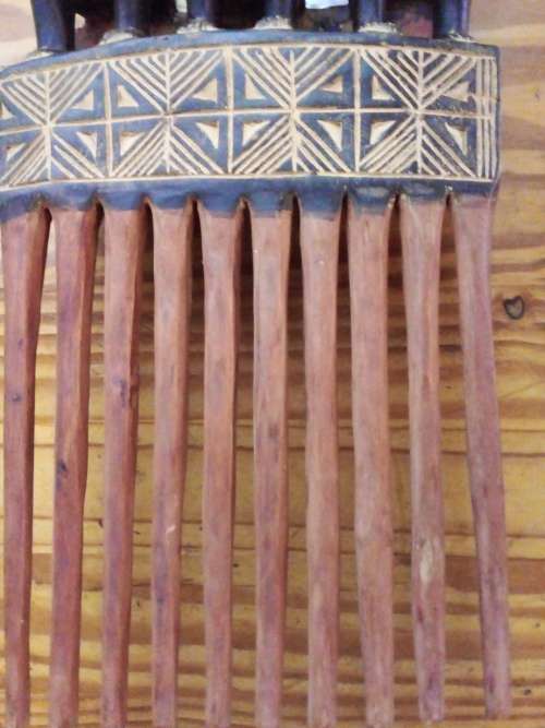 Vintage Carved African Wooden Artifact