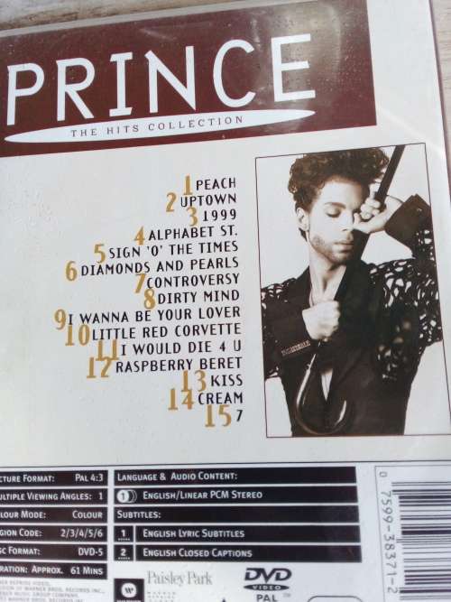Prince The Hits Collection Music DVD