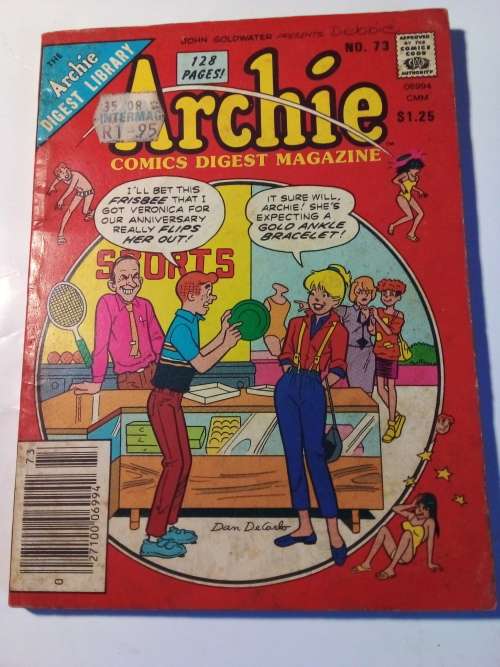 Archie Digest Comic No 73 1985