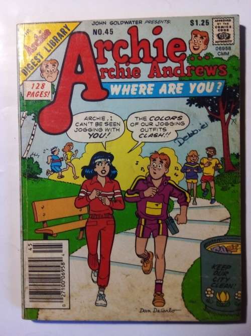 Archie Andrews Digest Comic No 45 1986