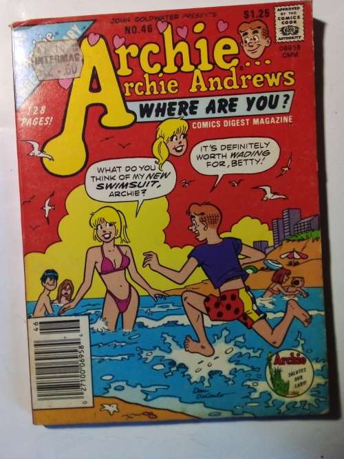 Archie Andrews Digest Comic No 46 1986