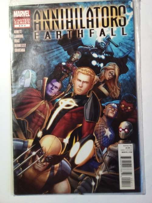Marvel Annihilators Earth Fall Comic No 4 of 4