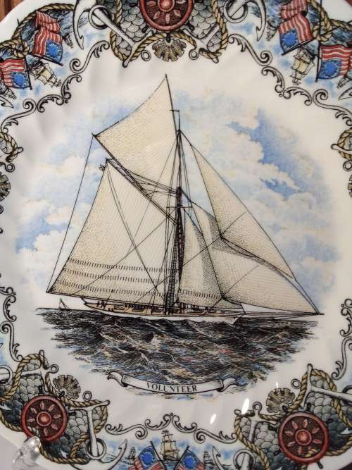 Churchill Tall Ships Plate `Volunteer`