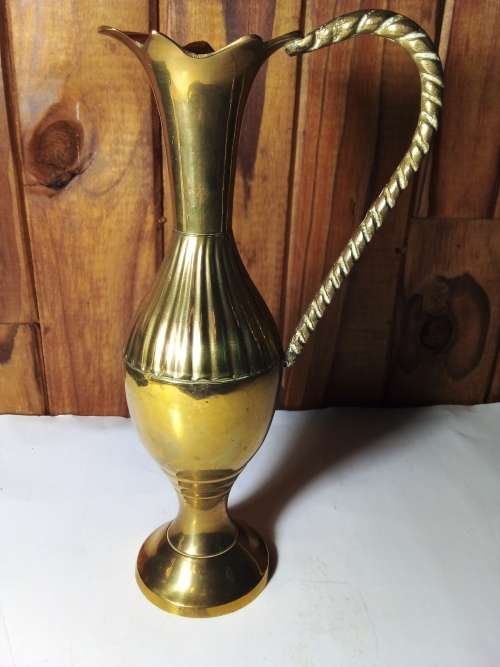 Stylish Medium Size Brass Jug